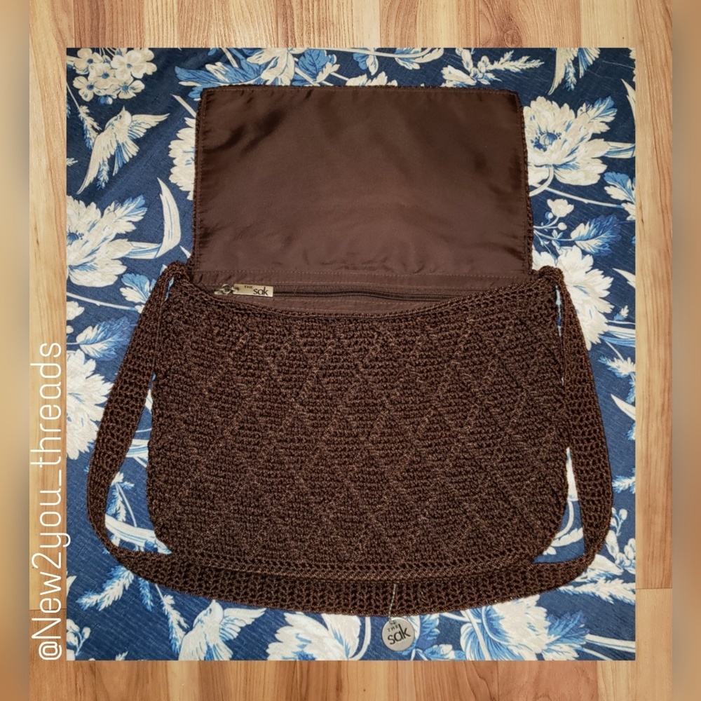 The Sak Hand Crochet Flap Bag